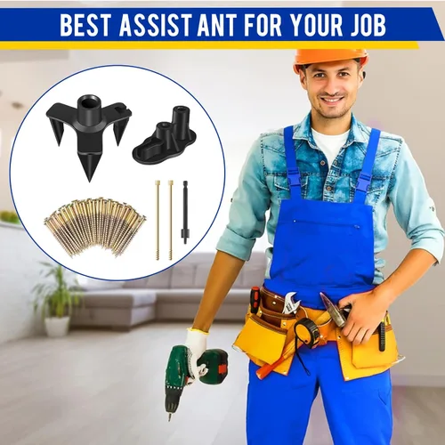 Miniatura 5 de Kit de reparación de suelos chirriantes, kit de tornillos para arreglar suelos para la mayoría de suelos de madera, elimina el ruido chirriante