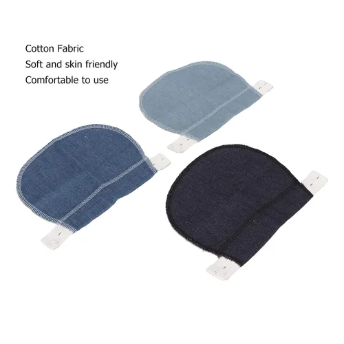 Miniatura 5 de plplaaoo Extensor de pantalones de maternidad, profesional, portátil, ajustable, suave, elástico, extensor de cintura, 3 piezas, extensores