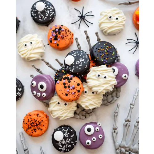 Miniatura 3 de Chispas de Ojos para Decoraciones de Pasteles, Ojos de Caramelo Grandes Comestibles para Cobertura de Cupcakes, Helado, Dulces, Galletas 3.5oz