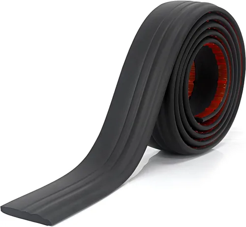 Miniatura 12 de COUKIU Moldura Flexible de Zócalo de EVA, Moldura de Base de Pared de Goma Despegar y Pegar, 2.75 Pulgadas x 10 Pies Base de Pared de Vinilo Blanco