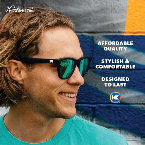 Miniatura 5 de Knockaround Gafas de sol polarizadas prémium para hombres y mujeres, protección UV400