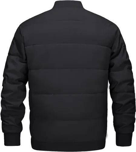 Miniatura 4 de MAGNIVIT Chaquetas de invierno para hombre, chaqueta bomber para hombre, chaqueta de otoño, chaqueta negra, chaqueta bomber chaquetas ligeras