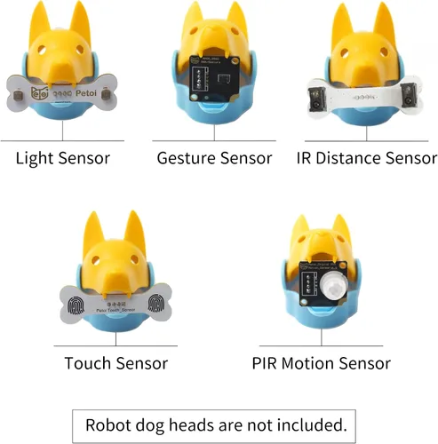 Miniatura 7 de Petoi Paquete de sensores para robótica, IoT e IA: luz, tacto, huéspedes, movimiento de relaciones públicas, sensores de distancia infrarrojos
