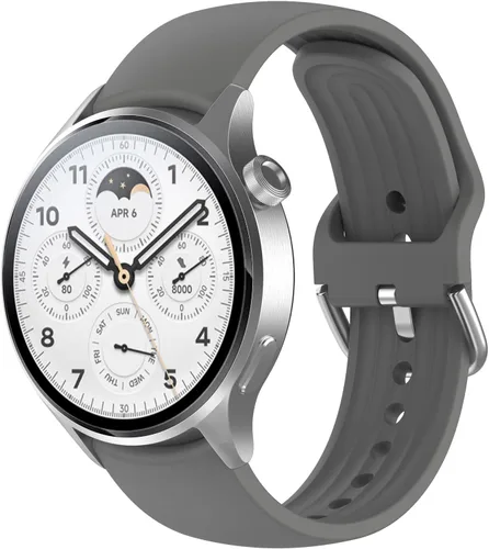 Miniatura 11 de Senter Correa de repuesto de liberación rápida de goma suave de 0.866 in para reloj inteligente Xiaomi S1 pro