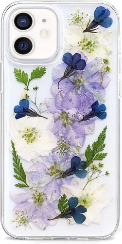 Miniatura 17 de Abbery - Funda diseñada para iPhone 12/12 Pro con purpurina, transparente y linda con diseño de mariposa, correa para la muñeca, brillante