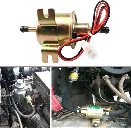 Miniatura 4 de BESULEN Bomba de combustible eléctrica, bomba de transferencia de combustible de baja presión resistente de 12 V, bomba de combustible diésel de gas