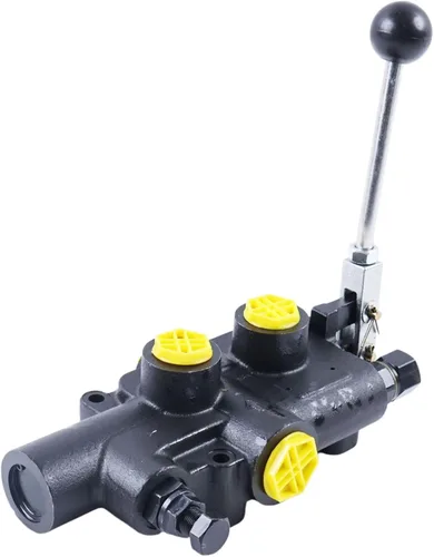 Válvula de control hidráulico direccional de 4 vías y 3 posiciones 25GPM 2750PSI LS-3000-1 compatible con varios divisores de troncos hidráulicos