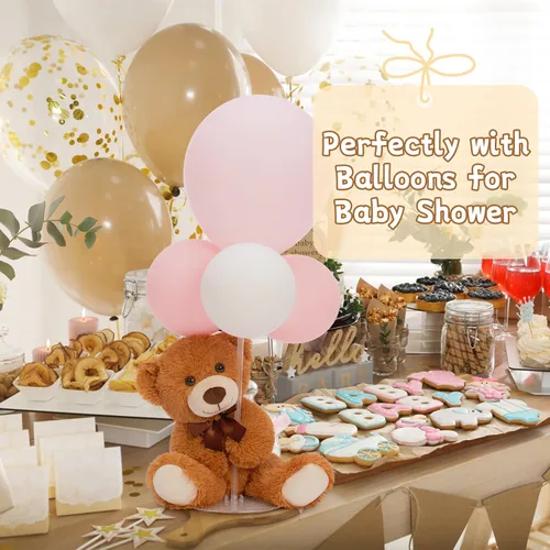 Miniatura 2 de MorisMos 10 Osos de Peluche a Granel para Baby Shower, Osos de Peluche Lindos de 14 Pulgadas Animales de Peluche de Felpa, Pequeños Osos de Peluche