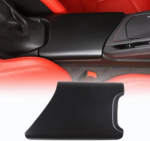 Miniatura 9 de CHEAYAR Funda para Reposabrazos de Interior de Coche, Caja de Consola Central Compatible con Chevrolet Corvette C8 2020-2023, Cubierta de Protección