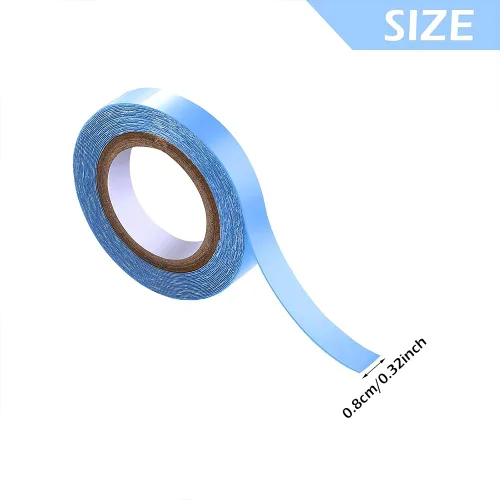 Miniatura 7 de Cinta en el kit de herramientas de extensión de cabello, tarjeta de papel, tablero de colocación de extensión de cabello, rollo de 3 yardas, cintas