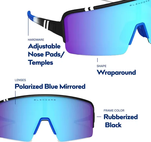 Miniatura 66 de Blenders Eyewear Eclipse X2 - Gafas de sol polarizadas - Lente envolvente - 100% protección UV - Para hombres y mujeres