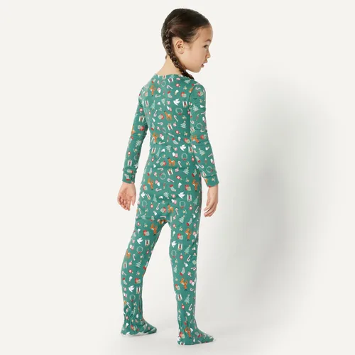 Miniatura 6 de Tienda Essentials x Sofia Grainge - Conjunto de pijama Henley de manga larga para mujer