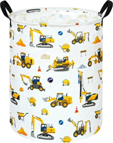 Miniatura 13 de Cesta de almacenamiento para ropa sucia para niños, cesta organizadora de lavandería, caja de ropa, cesta de regalo con asas (unicornio)