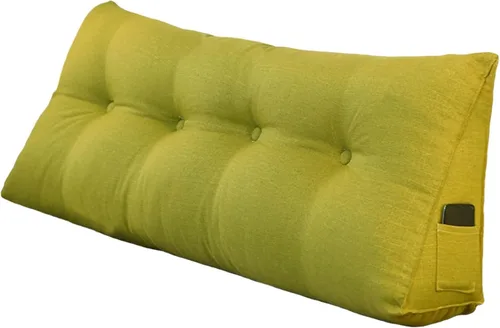 Miniatura 5 de Almohada triangular de cuña tamaño Queen, almohadas de lectura para sentarse en la cama, sofá, cojín de soporte de espalda, almohadas lumbares