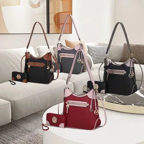 Miniatura 7 de MKF Collection Shoulder Bag for WomenTop-Handle Hobo Bag Wristlet Wallet Purse