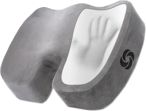 Miniatura 10 de Samsonite Cojín de asiento de espuma viscoelástica, cojín ergonómico para silla de oficina, almohadilla de presión de coxis, soporte de coxis
