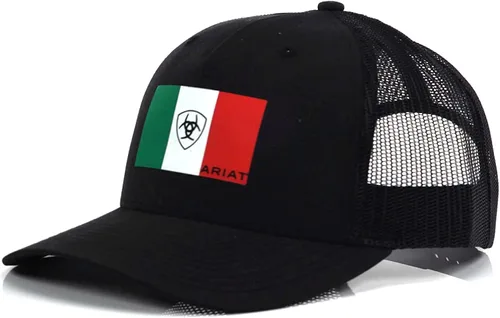 Miniatura 5 de ARIAT Mens Mexico Flag Shield Eagle Logo Cap