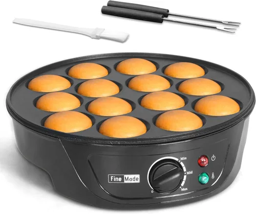 Miniatura 11 de FineMade Máquina para Hacer Waffles Belga con Placas Desmontables, Waflera Eléctrica, Gran Plancha para Waffles, Prensa para Panini de 3 en 1