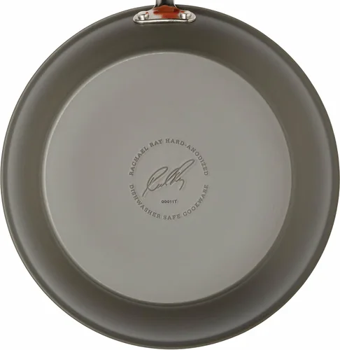 Miniatura 14 de Rachael Ray - 87630 Rachael Ray Cucina Juego de Utensilios de Cocina de Ollas y Sartenes Antiadherentes Anodizadas Duras, 12 Piezas, Gris con Asas