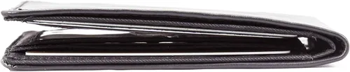 Miniatura 3 de Big Skinny Cartera delgada de cuero bi-fold para hombre, con capacidad para hasta 25 tarjetas