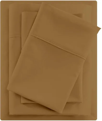 Miniatura 23 de Juego de sábanas de tamaño individual, juego de sábanas de 3 piezas, sábanas de lujo para hotel, bolsillos profundos, fácil ajuste, transpirables