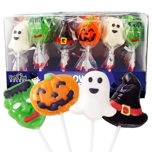 Miniatura 9 de Fusion Select - Paletas de Halloween de Alienígenas - Dulces de Truco o Golosina para Niños - Paletas de Dulces Temáticas de Halloween