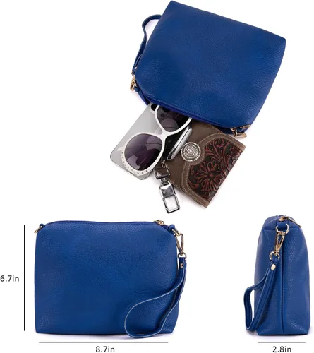 Miniatura 5 de Montana West Hobo Bags - Bolso para mujer, ultra suave, plegable, con monedero