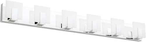 Miniatura 9 de Aipsun - 4 Lámparas de tocador, modernas, de color negro, con luz led arriba y abajo, para colocarlas sobre el espejo del tocador del baño, de 6,000