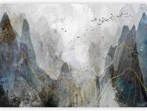 Miniatura 18 de artgeist Mural de pared abstracto de 77 x 55 pulgadas - Papel tapiz autoadhesivo XXL Peeland Stick, removible, gran calcomanía, decoración de pared