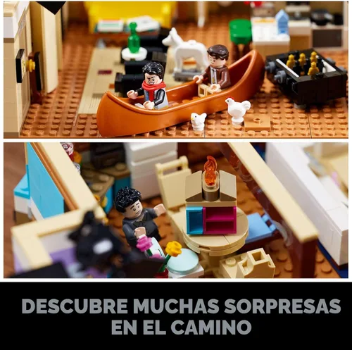 Miniatura 4 de LEGO Icons The Friends Apartments 10292, programa de televisión Friends regalo de la serie icónica, modelo detallado de juego, juego de construcción
