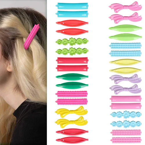 Juego de 32 pinzas para el cabello, pasadores de pelo para mujeres y niñas, accesorios para el cabello grueso, fino y normal, pequeños, multicolor