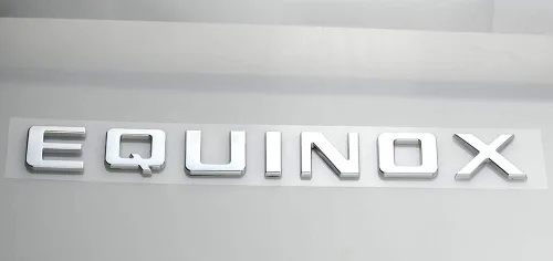 Miniatura 3 de 2 emblemas de letras de equinoccio 3D de repuesto para equinoccio (cromado)