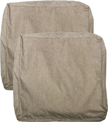 Miniatura 8 de Fundas para cojines de asiento de patio, fundas deslizantes lavables de repuesto, funda impermeable para cojines de silla de muebles al aire libre