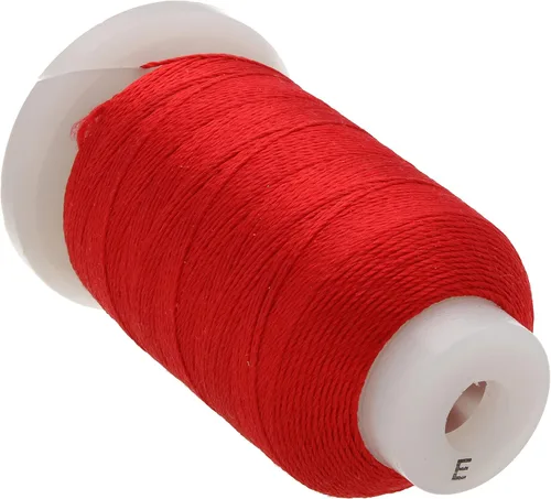 Miniatura 47 de The Beadsmith Cordón de seda pura – Castaño, tamaño E (0.325 mm/0.0128"), 200 yardas (600 pies), carrete de 1/2 onza