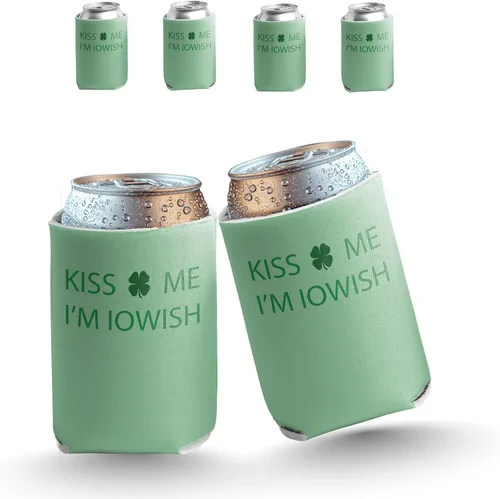 Miniatura 10 de VictoryStore Enfriadores de latas y bebidas, enfriadores de latas del día de San Patricio, enfriadores de latas irlandeses, frases irlandesas, juego