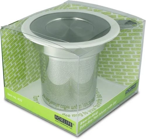 Miniatura 2 de Infusor de té extrafino para jarro con tapa Forlife, Blanco