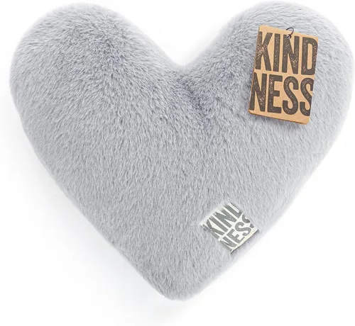 Miniatura 4 de DEMDACO Sharing Kindness - Almohada de poliéster con peso de corazón de 11.5 x 10 pulgadas
