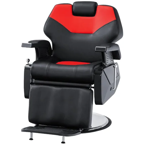 Miniatura 11 de BarberPub Silla de peluquería reclinable hidráulica resistente clásica moderna y resistente, multiusos para salón de belleza, spa, barbería,
