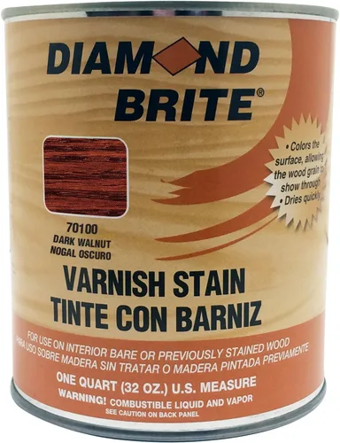 Diamond Brite - Tinte para barniz 70100-2, acabado interior de madera que mejora el grano de madera natural, revestimiento de madera duradero para