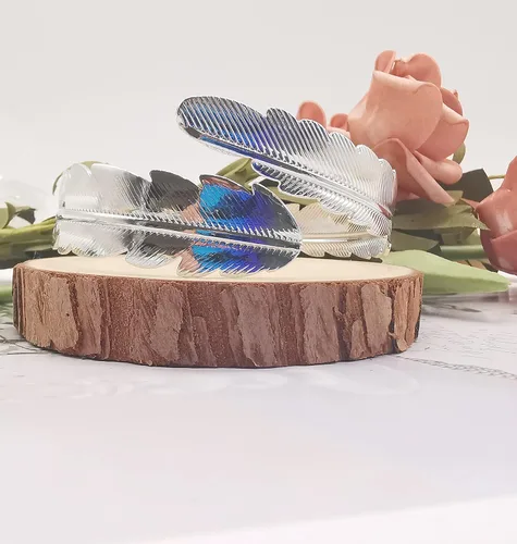 Miniatura 6 de WAINIS Juego de 9 pulseras ajustables para mujer, color plateado y dorado, Metal, Ónix
