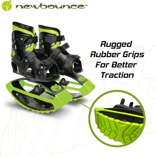 Miniatura 2 de New Bounce Zapatos de salto - Zapatos de salto canguro para niños - Zapatos de luna de ejercicio - Zapatos hinchables para edades de 8 a 12 años