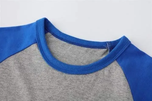 Miniatura 5 de Camisetas de manga corta para niños pequeños, de algodón, con gráficos, cuello redondo, camisetas de verano