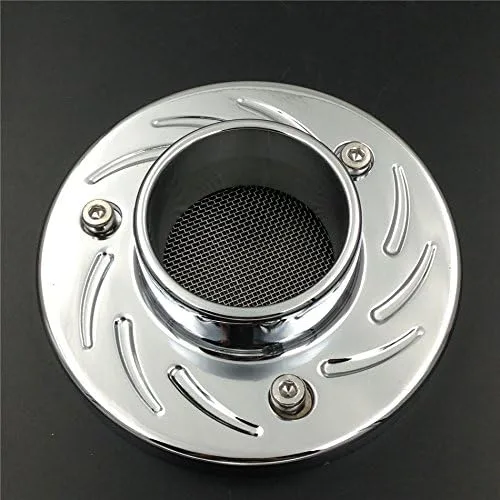 XKH - Punta de escape de motocicleta compatible con Honda TXR450R ATV Dirt Bike All Years Electric Kickstart Chrome [B00Y7C5232]