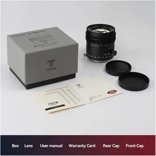Miniatura 6 de TTArtisan Lente de inclinación f1.4 de 1.969 in con marco completo, lentes manuales de retrato de gran apertura compatibles con Panasonic S1 S1M S1R