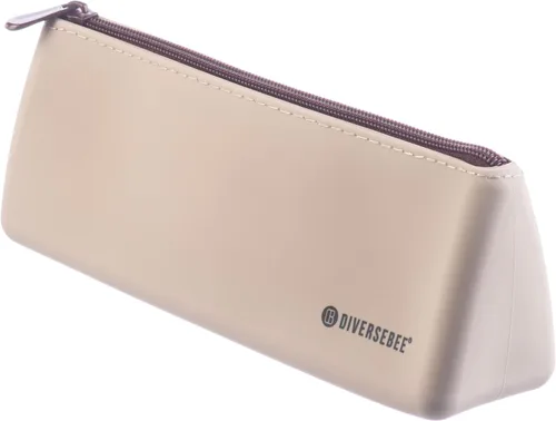 Miniatura 13 de DIVERSEBEE Estuche de silicona suave, estuche estético para lápices con cremallera, bonita bolsa para bolígrafos para la escuela, suministros