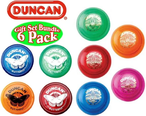Miniatura 3 de Duncan Yo-Yo Imperial (3) y Butterfly (3) Deluxe Gift Set Bundle - Paquete de 6 (colores surtidos)
