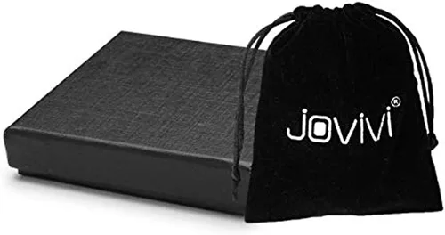 Miniatura 7 de Jovivi - Collar de zorro con cuarzo rosa natural y hielo de obsidiana con piedras preciosas de cristal curativo collar y dije de protección