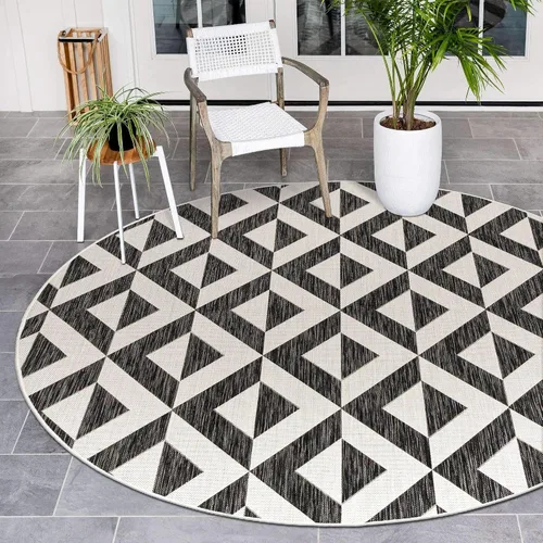 Miniatura 38 de Unique Loom Jill Zarin Outdoor Collection - Alfombra rectangular (2 pies 2 pulgadas x 3 pies 1 pulgadas, rectangular, beige y marrón)