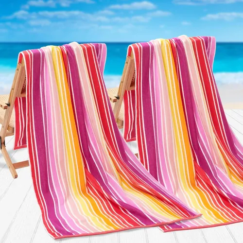 Miniatura 21 de VOOVA & MOVAS Toallas de playa redondas con borlas, manta bohemia extra grande de 59 pulgadas - 100% algodón De gran tamaño Tapete suave, negro