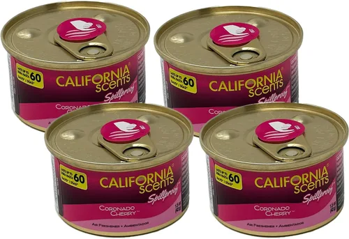 Miniatura 9 de California Scents Ambientador en Lata a Prueba de Derrames en Aromas de Jazmín del Desierto, Vainilla de Monterey y Cerezo Coronado: Mejor Jazmín